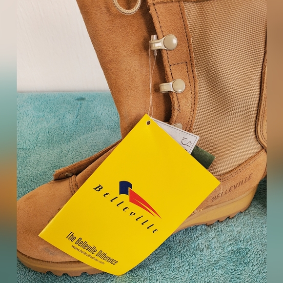 NWT Belleville Gore-Tex Military Footwear tan Combat boots size 5.5 - Picture 4 of 8